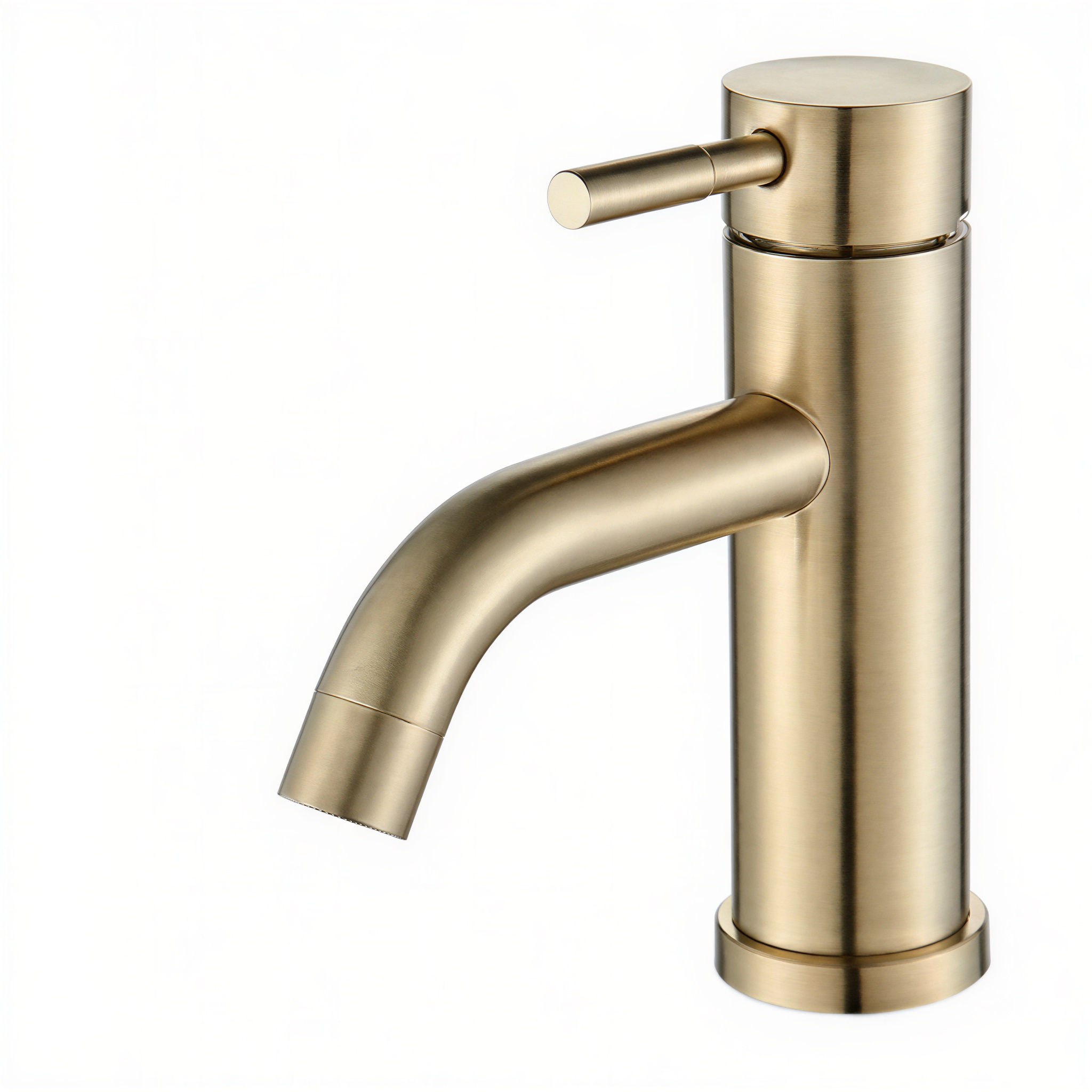 Mitigeur de Lavabo Design Moderne en Acier Inoxydable