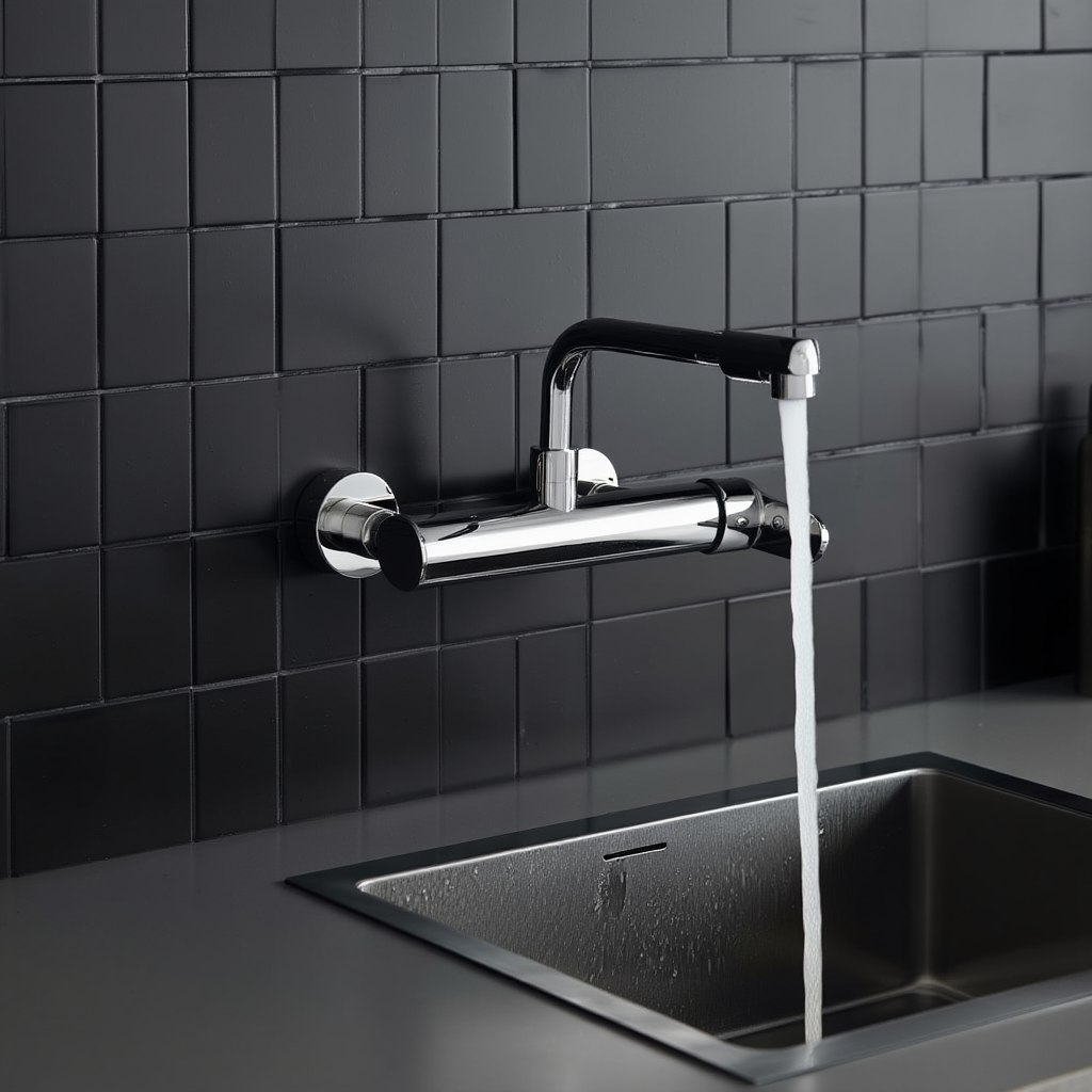 Mitigeur mural de cuisine