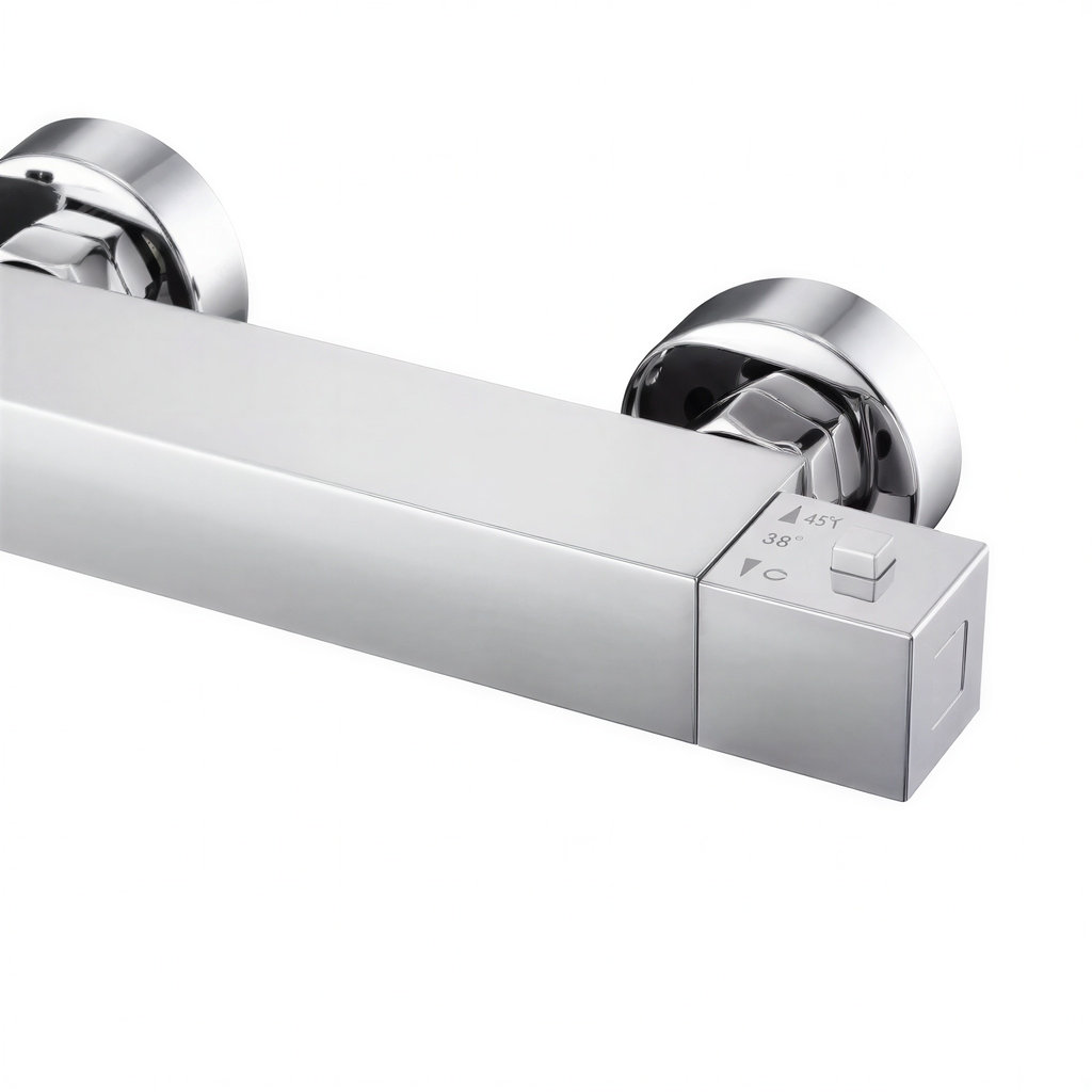 Mitigeur de salle de bain mural en laiton