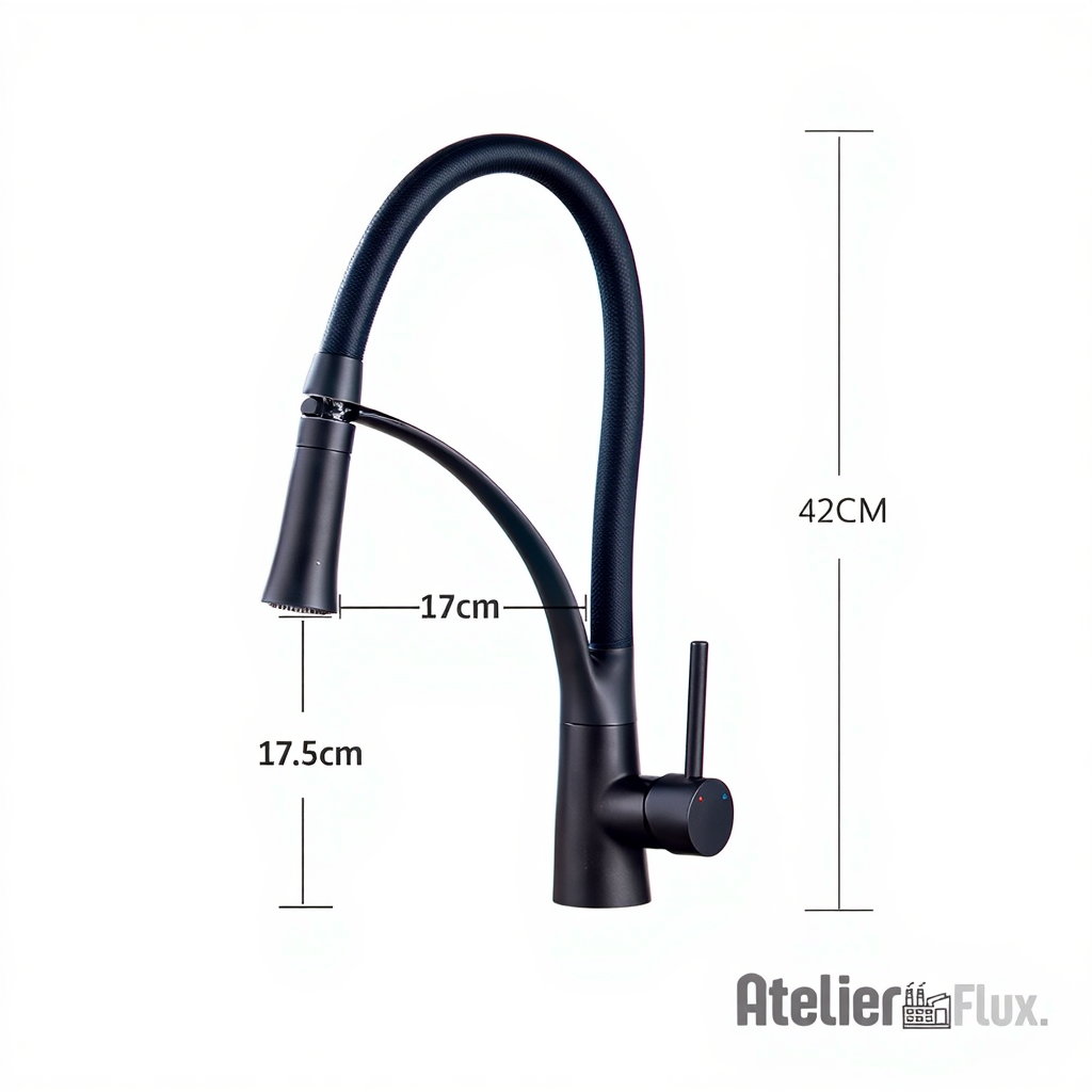 Mitigeur Cuisine avec flexible amovible