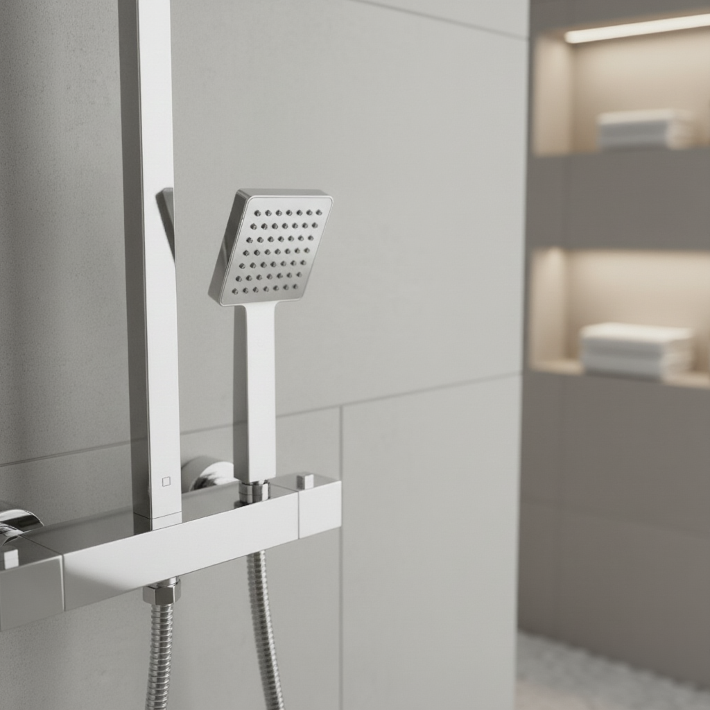 Mitigeur de salle de bain mural en laiton