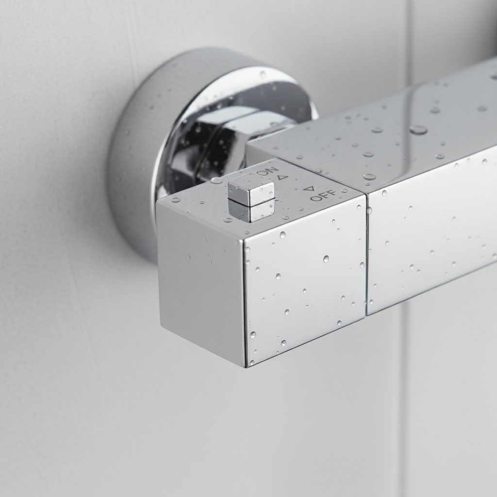 Mitigeur de salle de bain mural en laiton