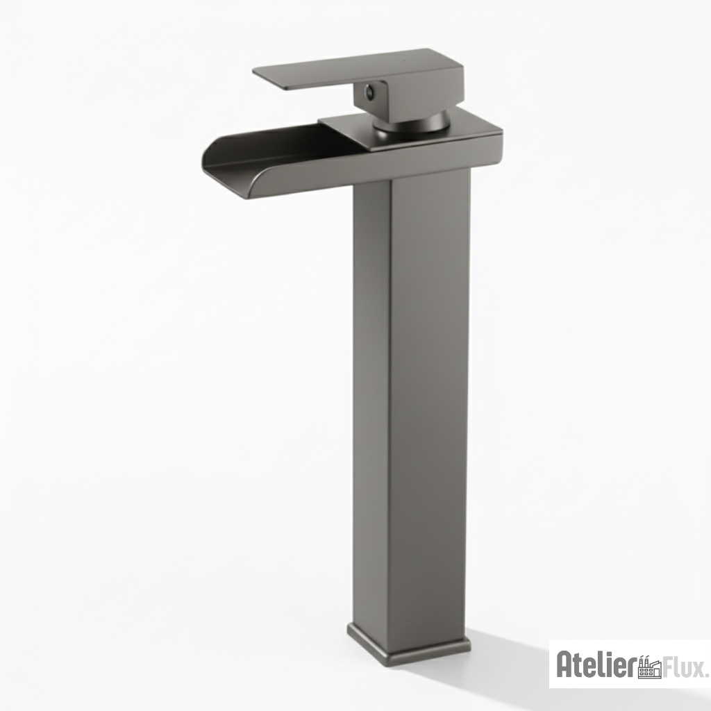 Mitigeur lavabo grand modèle design carré