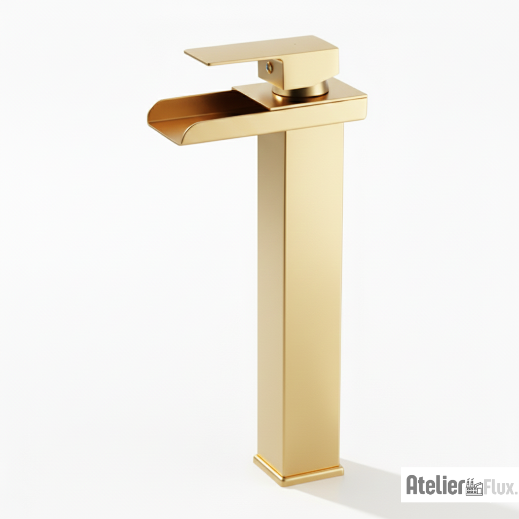 Mitigeur lavabo grand modèle design carré