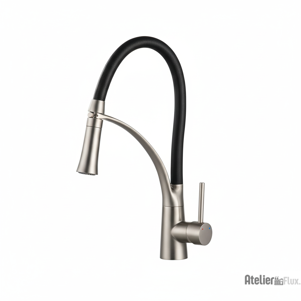 Mitigeur Cuisine avec flexible amovible