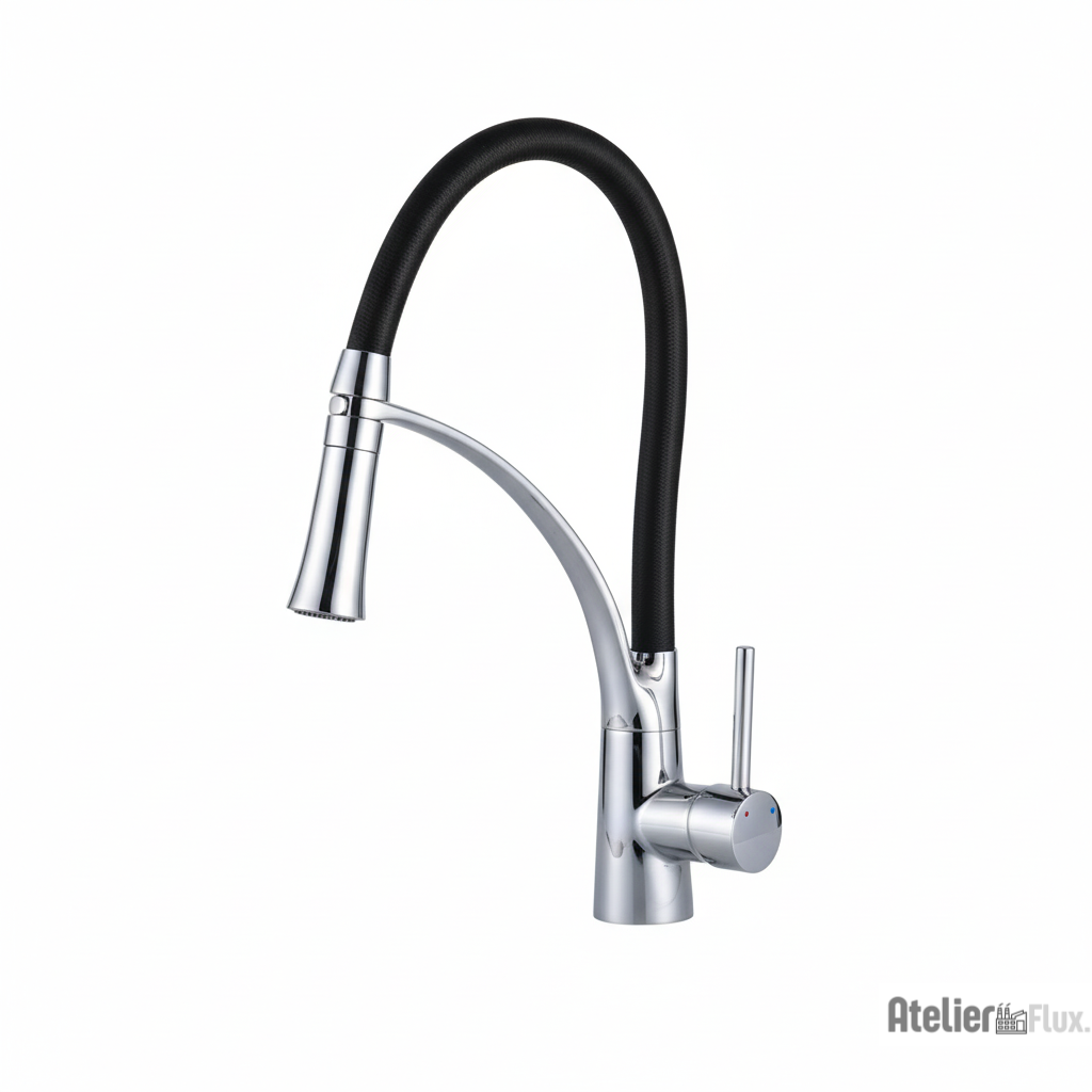Mitigeur Cuisine avec flexible amovible