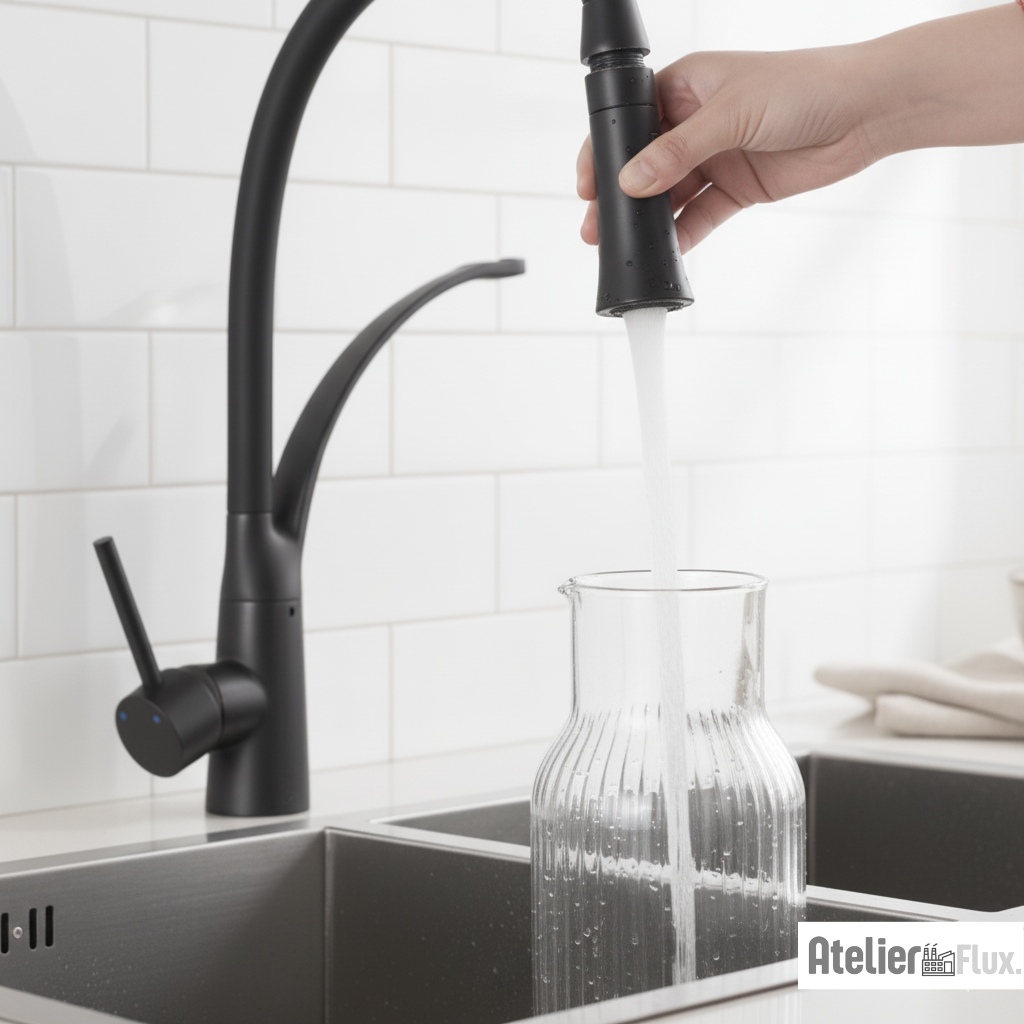 Mitigeur Cuisine avec flexible amovible