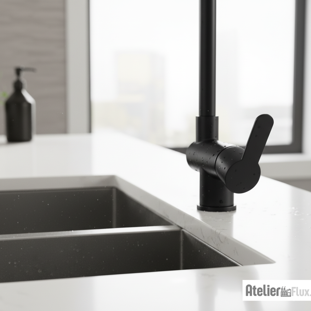 Mitigeur de cuisine moderne rotatif