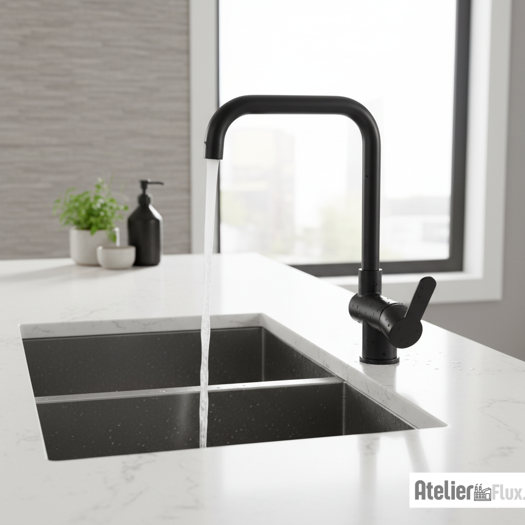 Mitigeur de cuisine moderne rotatif