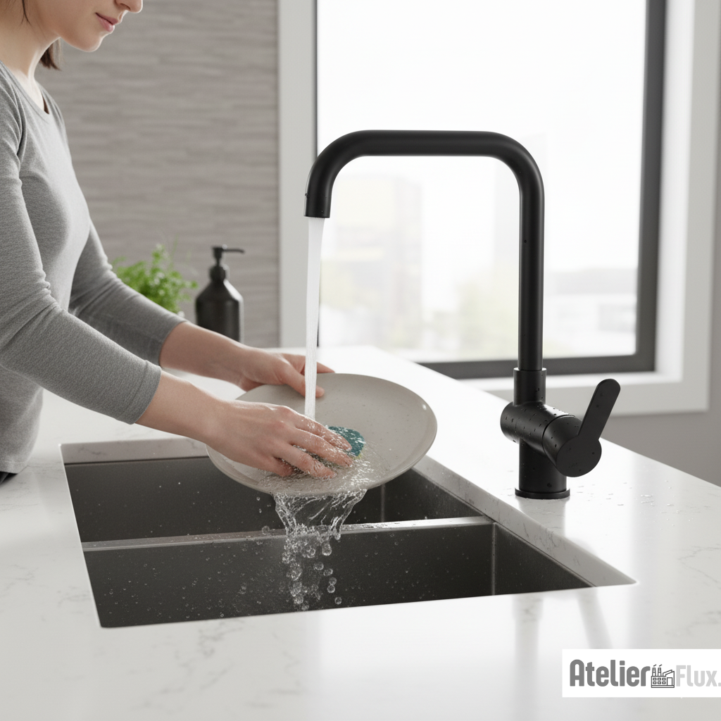 Mitigeur de cuisine moderne rotatif