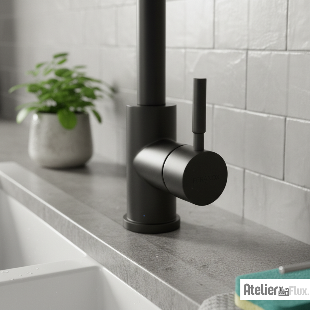 Mitigeur de cuisine bec rétractable