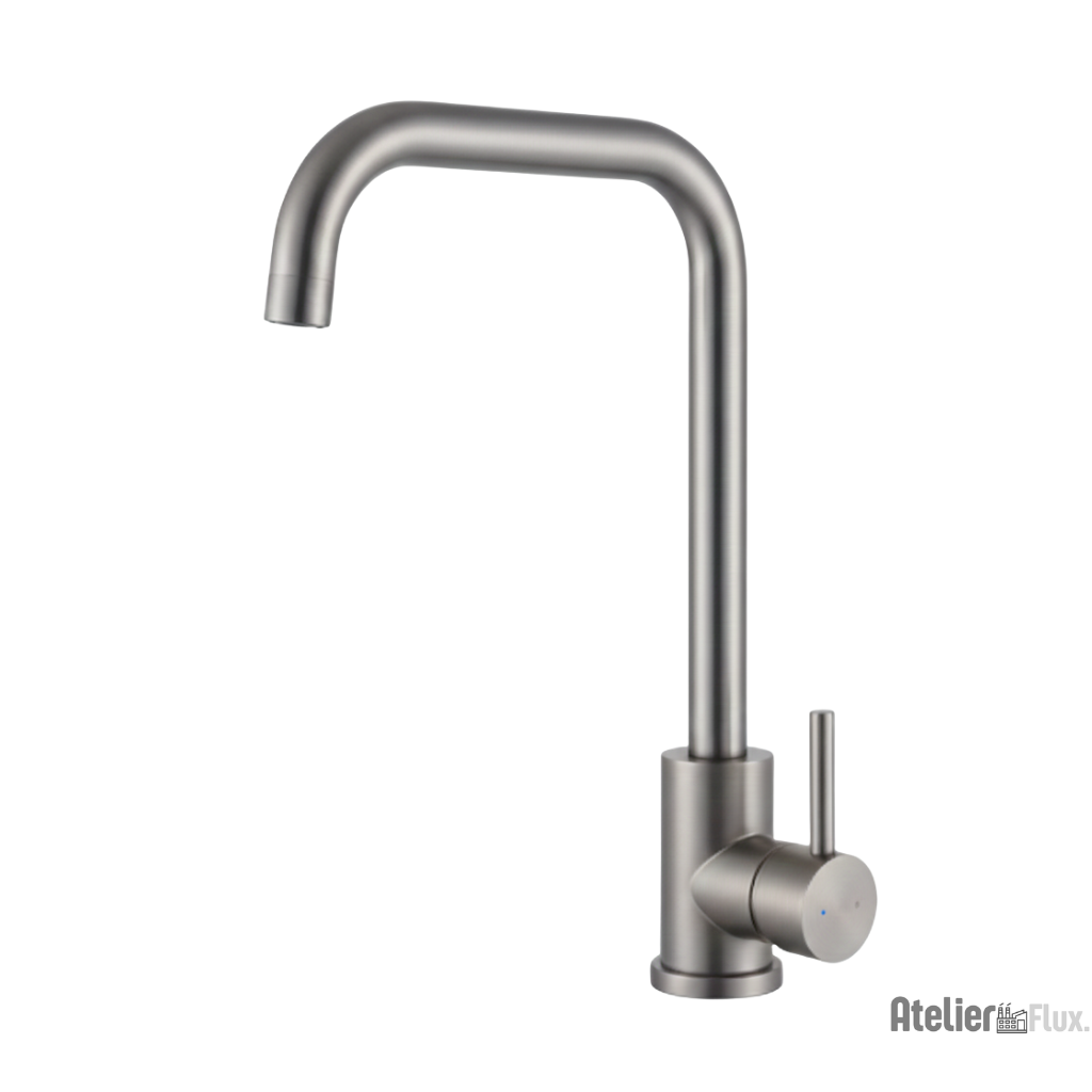 Mitigeur de cuisine en acier inoxydable