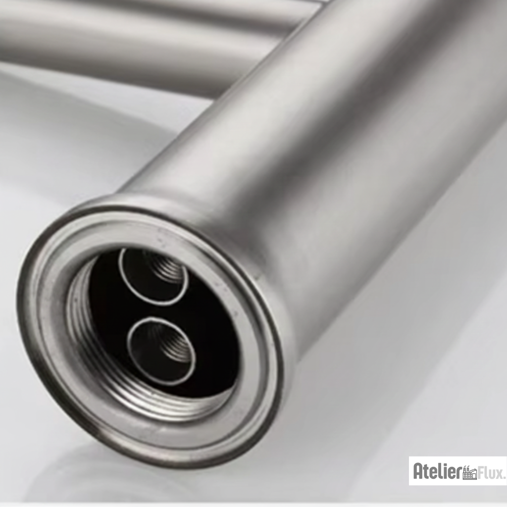 Mitigeur de Lavabo Design Moderne en Acier Inoxydable