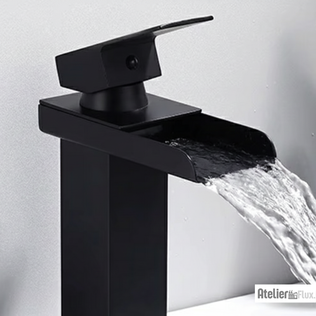 Mitigeur lavabo grand modèle design carré