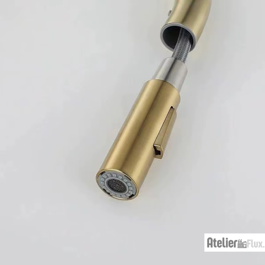 Mitigeur de cuisine bec rétractable