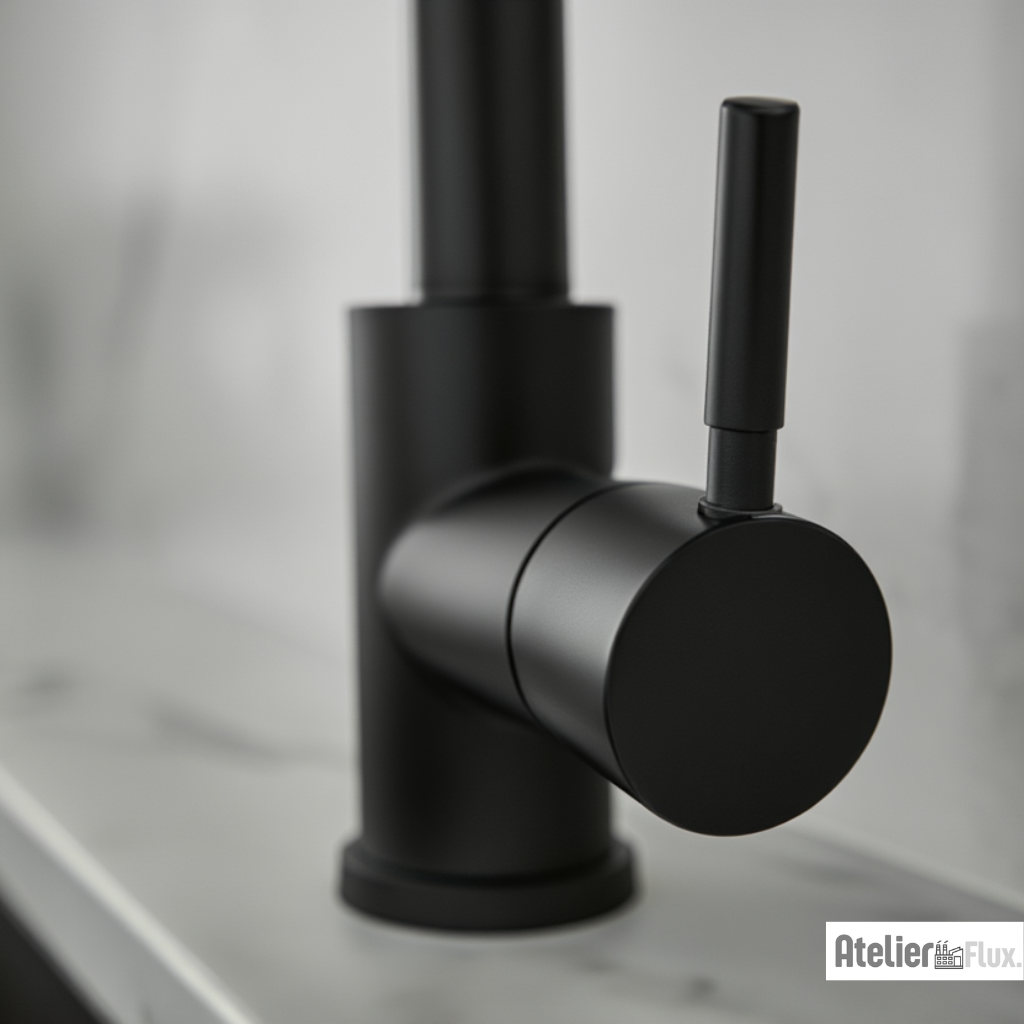 Mitigeur de cuisine bec rétractable