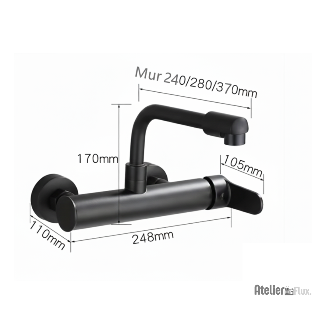 Mitigeur mural de cuisine