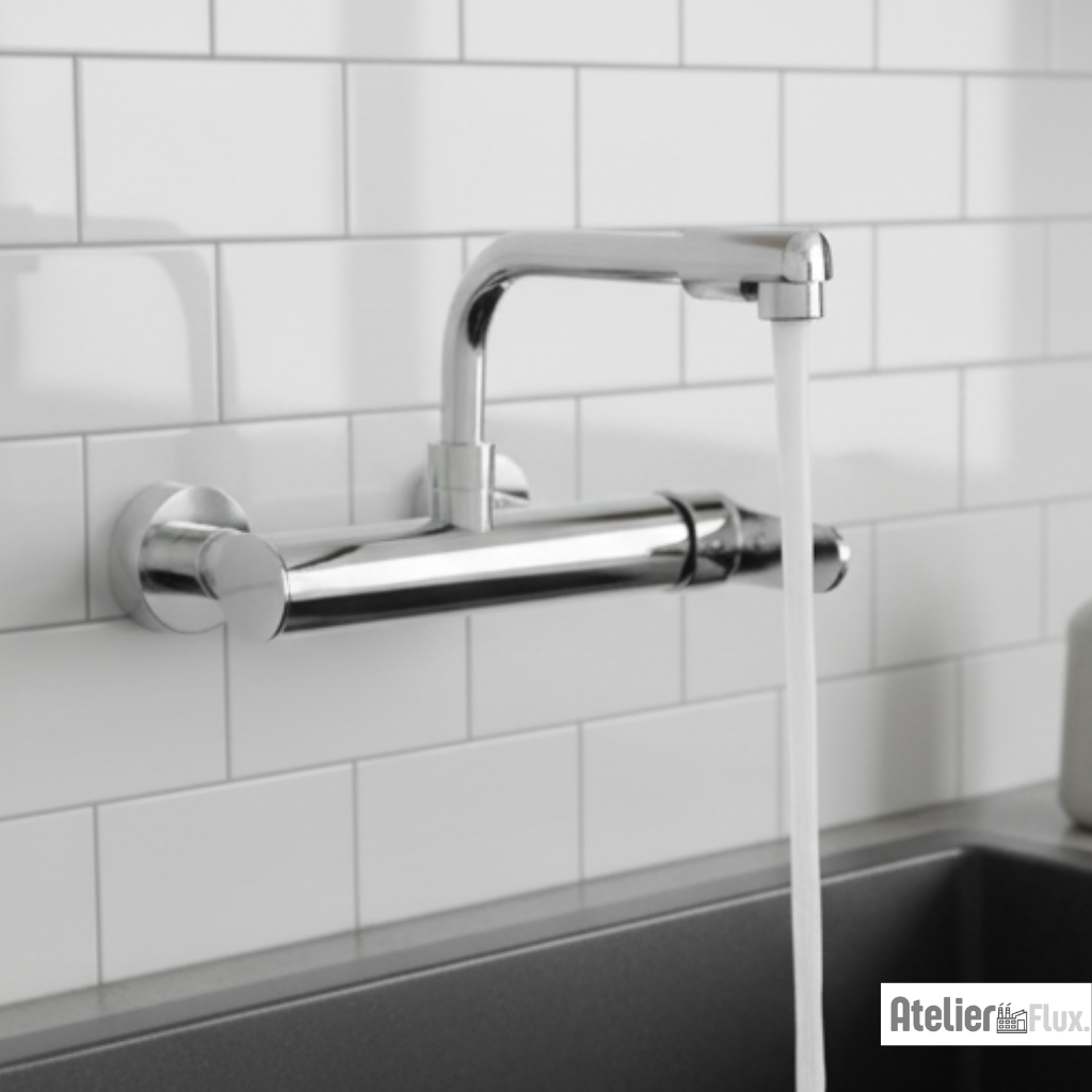 Mitigeur mural de cuisine