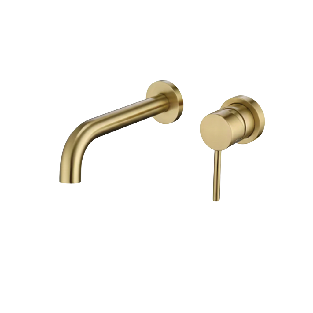 Mitigeur de lavabo mural en laiton