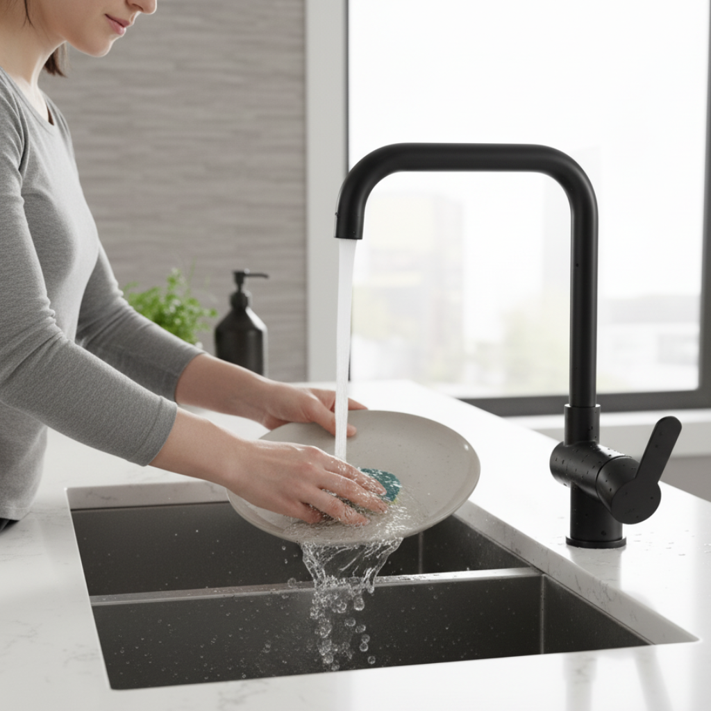 Mitigeur de cuisine moderne rotatif