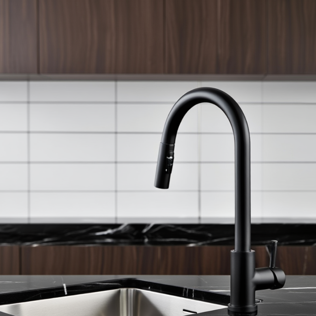 Mitigeur de cuisine bec rétractable