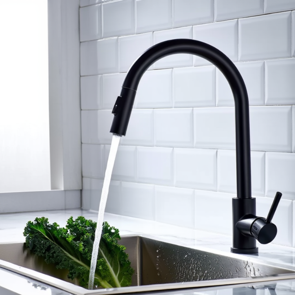 Mitigeur de cuisine bec rétractable