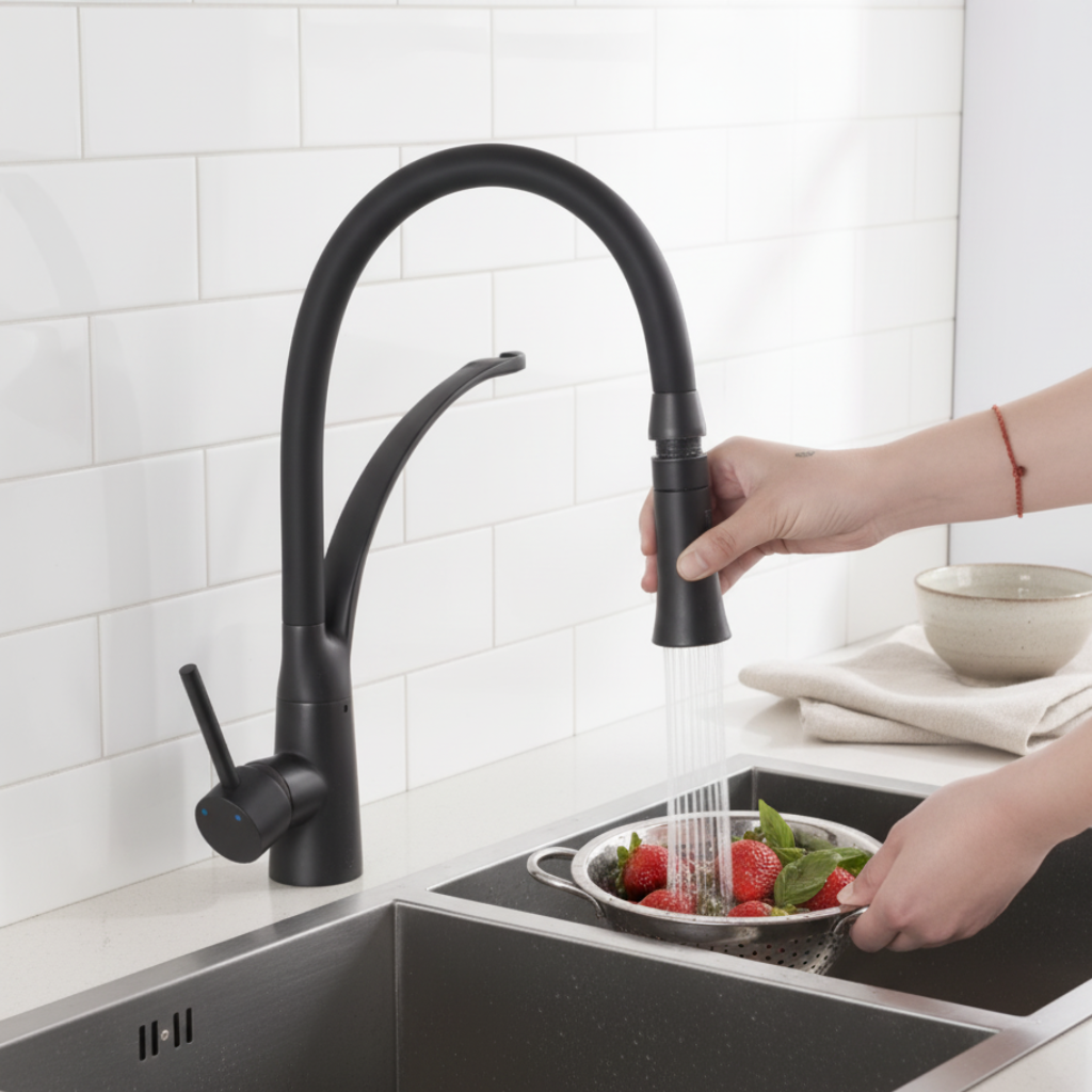 Mitigeur Cuisine avec flexible amovible