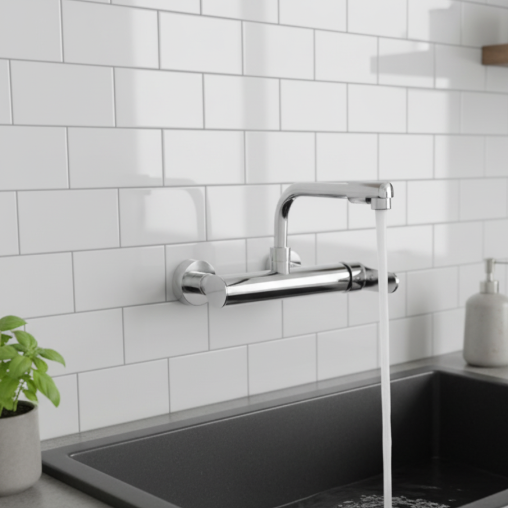 Mitigeur mural de cuisine