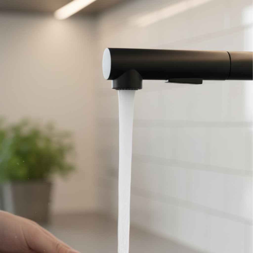 Mitigeur de cuisine moderne rétractable