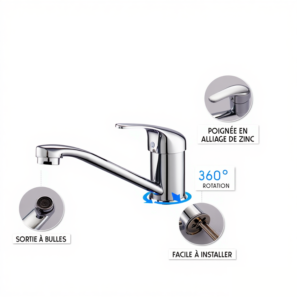 Mitigeur de cuisine domestique