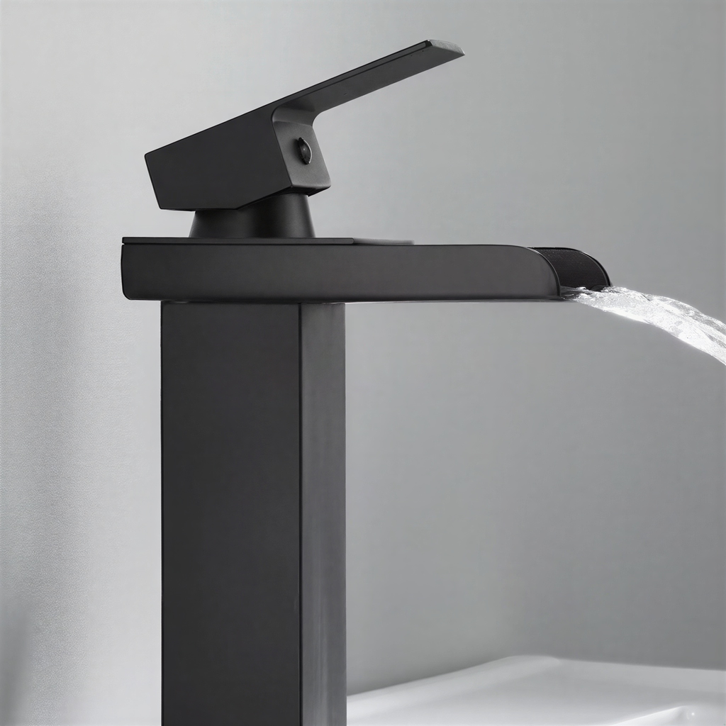 Mitigeur lavabo grand modèle design carré