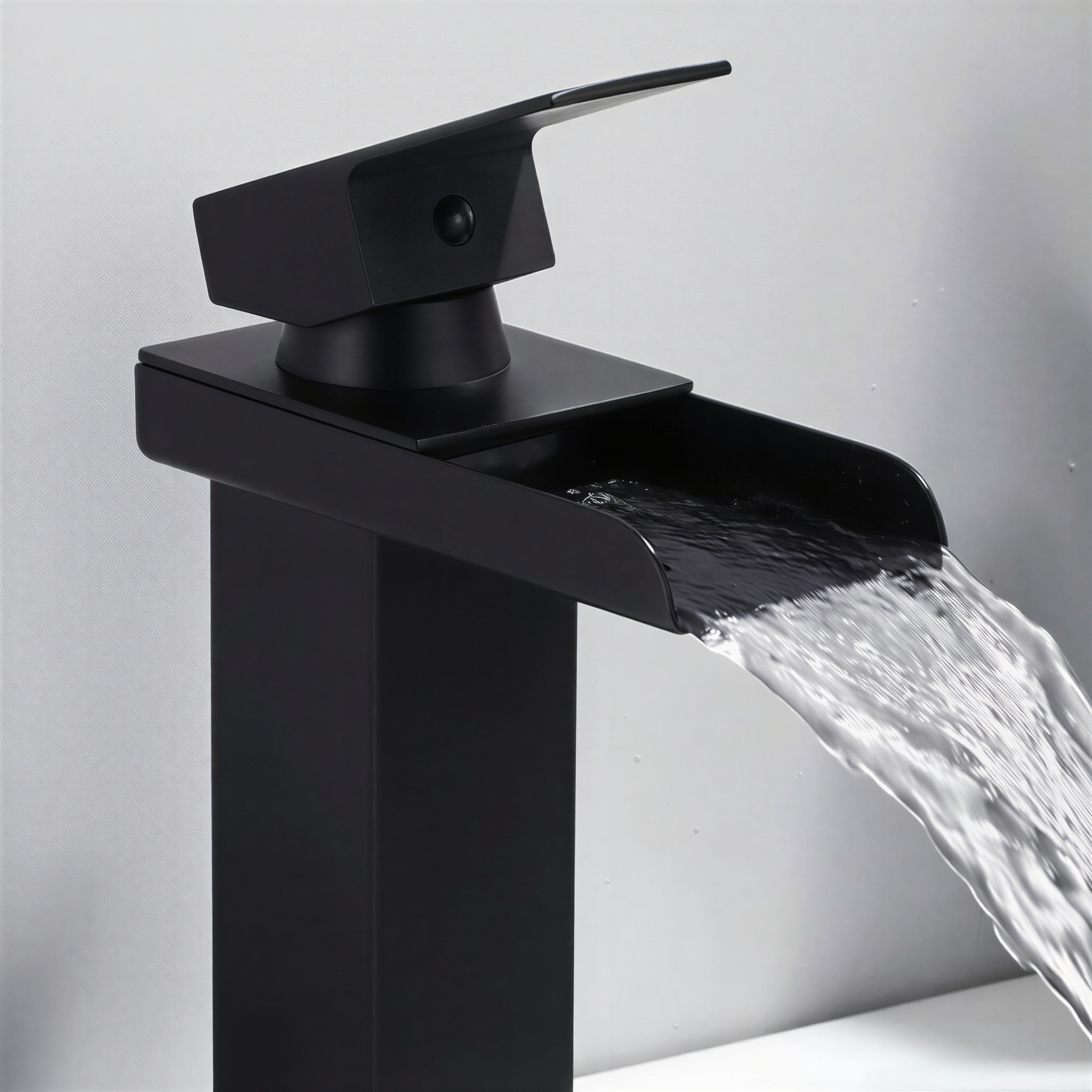 Mitigeur lavabo grand modèle design carré